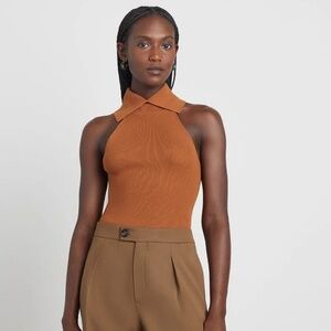 Who What Wear Ribbed Knit Turtleneck Tank